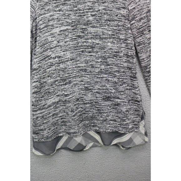 Princess Vera Wang Long Sleeve Tunic Sweater-Size Medium-Back Zip - Picture 2 of 10